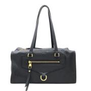 Pre-owned Leather louis-vuitton-bags Louis Vuitton Vintage , Black , D...