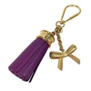 Pre-owned Leather key-holders Louis Vuitton Vintage , Purple , Dames