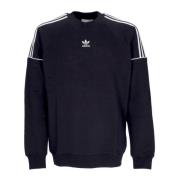 Zwarte Crewneck Sweatshirt met Iconisch Logo Adidas , Black , Heren