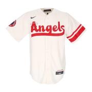 Los Angeles Angels Baseball Jack Nike , Beige , Heren