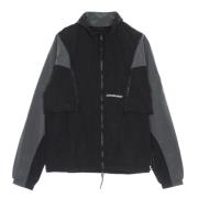 Engineered Geweven Trainingspak Jas Zwart/Grijs/Wit Jordan , Black , H...