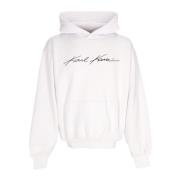 Witte Hoodie Autograph Heavy Sweatshirt Karl Kani , White , Heren