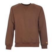 Bruine Sweater Chase voor Mannen Carhartt Wip , Brown , Heren