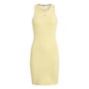 Jurk Tommy Jeans , Yellow , Dames