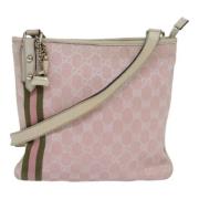 Pre-owned Canvas gucci-bags Gucci Vintage , Pink , Dames