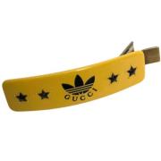 Pre-owned Fabric hair-accessories Gucci Vintage , Yellow , Dames