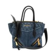 Pre-owned Denim handbags Miu Miu Pre-owned , Blue , Dames