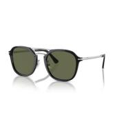 Tijdloze Stijl Zonnebrillen Collectie Persol , Black , Unisex