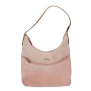 Pre-owned Suede gucci-bags Gucci Vintage , Pink , Dames