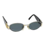 Pre-owned Metal sunglasses Versace Pre-owned , Black , Unisex