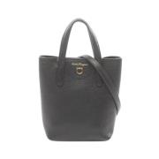 Pre-owned Leather handbags Salvatore Ferragamo Pre-owned , Black , Dam...