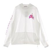 Klassieke Heren Windbreaker Jas Jordan , White , Heren