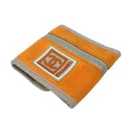 Pre-owned Fabric wallets Chanel Vintage , Orange , Dames