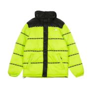 Puff Donsjack in Acid Lime/Zwart Fila , Green , Heren