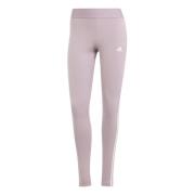 Essentials 3-Stripe Leggings Adidas , Purple , Dames