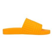 Rubber sandals Bottega Veneta , Orange , Dames