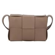 Leather crossbody-bags Bottega Veneta , Brown , Dames