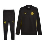 Dortmund 1/4 Zip Away Trainingsset Puma , Black , Heren