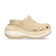 Klassieke Mega Crush Muil Klomp Crocs , Beige , Dames