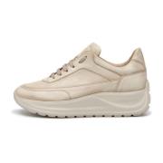 Leather sneakers Spark ONE Candice Cooper , Beige , Dames