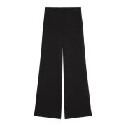 Jersey broek recht Marc O'Polo , Black , Dames