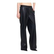 Broek van imitatieleer Silvian Heach , Black , Dames