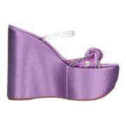 Met hak Lila Casadei , Purple , Dames