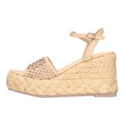 Met hak beige Emanuelle Vee , Beige , Dames