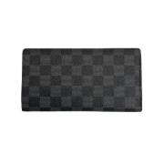 Pre-owned Canvas wallets Louis Vuitton Vintage , Black , Dames