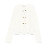 Witte Parka Jas voor Vrouwen Twinset , White , Dames