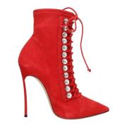 Laarzen Rood Casadei , Red , Dames