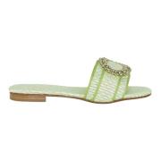 Sliders Emanuela Caruso , Green , Dames