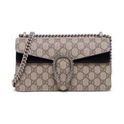 Dionysus GG Small Shoulder Tas Gucci , Beige , Dames