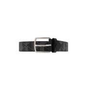 Gestreepte riem Lacoste , Black , Heren