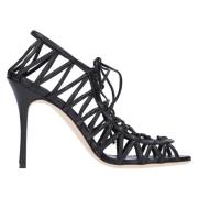 Sandalen Zwart Manolo Blahnik , Black , Dames