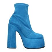 Laarzen Helder Blauw Casadei , Blue , Dames