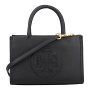 Zwarte Handtas met Gouden Accenten Tory Burch , Black , Dames