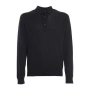 Polo Shirt John Smedley , Blue , Heren