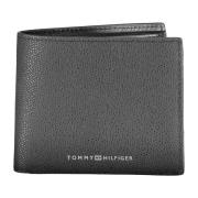 Elegante Bifold Portemonnee met Muntvak Tommy Hilfiger , Black , Heren