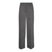 Wijde Pijp Flared Broek Vero Moda , Gray , Dames