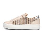 Beige Raffia Lage Sneakers Fred De La Bretoniere , Multicolor , Dames