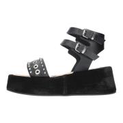 Sandalen Zwart Janet & Janet , Black , Dames