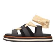 Sandalen Zwart Hogan , Black , Dames