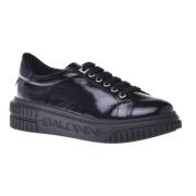 Trainers in black naplak Baldinini , Black , Dames