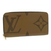 Pre-owned Canvas wallets Louis Vuitton Vintage , Brown , Dames