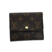 Pre-owned Canvas wallets Louis Vuitton Vintage , Brown , Dames