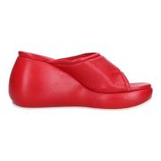 Met hak rood Casadei , Red , Dames