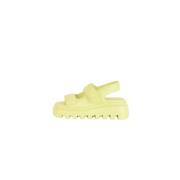 Slipper Stijl Plat Sandalen Vic Matié , Yellow , Dames