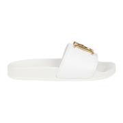 Bianco/Oro Vintage Slide Sandalen Dsquared2 , White , Dames