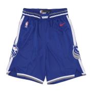 Sacramento Kings Basketbalshorts 2023/24 Nike , Blue , Heren